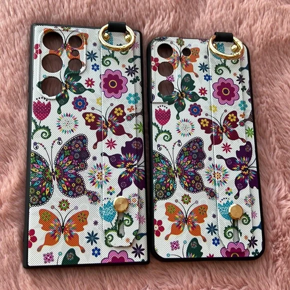 For Samsung Galaxy S22 plus,S22 ultra phone case with strap kickstand ring - Picture 4 of 14